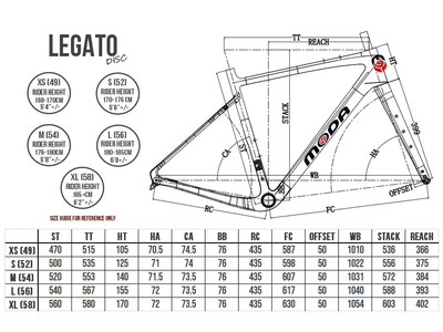 Moda Bikes Legato Gravel click to zoom image