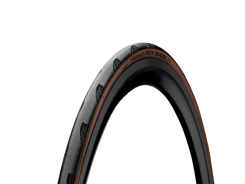 Continental Grand Prix 5000 Tyre - Foldable Blackchili Compound Black/Transparent: Black/Transparent 700 X 28c click to zoom image