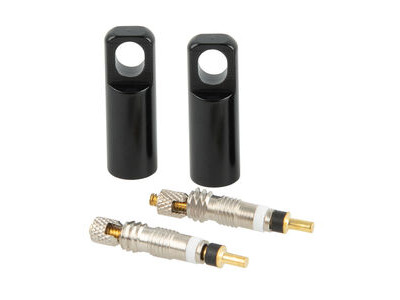 Oxford Tubeless Valve Cores (Pack of 4) and Alloy Cap Tools
