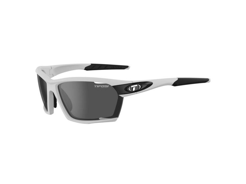 Tifosi Optics Kilo Interchangeable Lens Sunglasses White/Black/Smoke/Ac Red/Clear click to zoom image