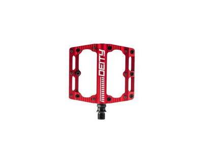 Deity Black Kat Pedals 100x100mm  RED  click to zoom image