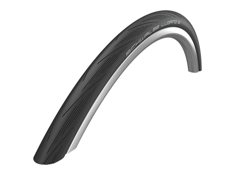 Schwalbe Tyres Lugano II 700 x 25c Red Stripes K-Guard Wired click to zoom image